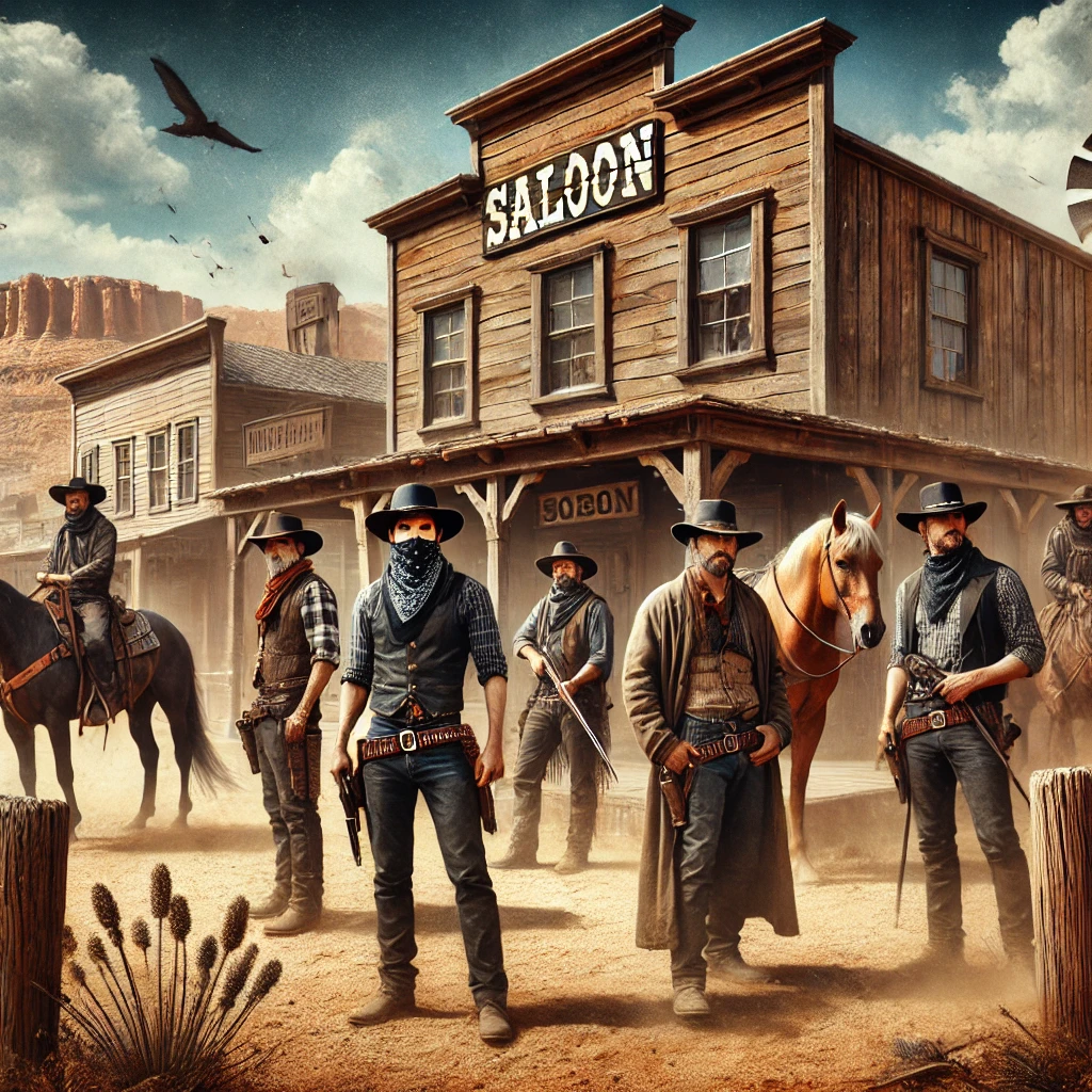 Saloon Robbery: Outlaws 